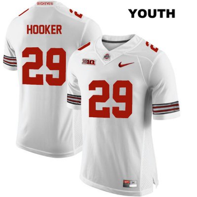 Youth NCAA Ohio State Buckeyes Marcus Hooker #29 College Stitched Authentic Nike White Football Jersey EB20T57CH